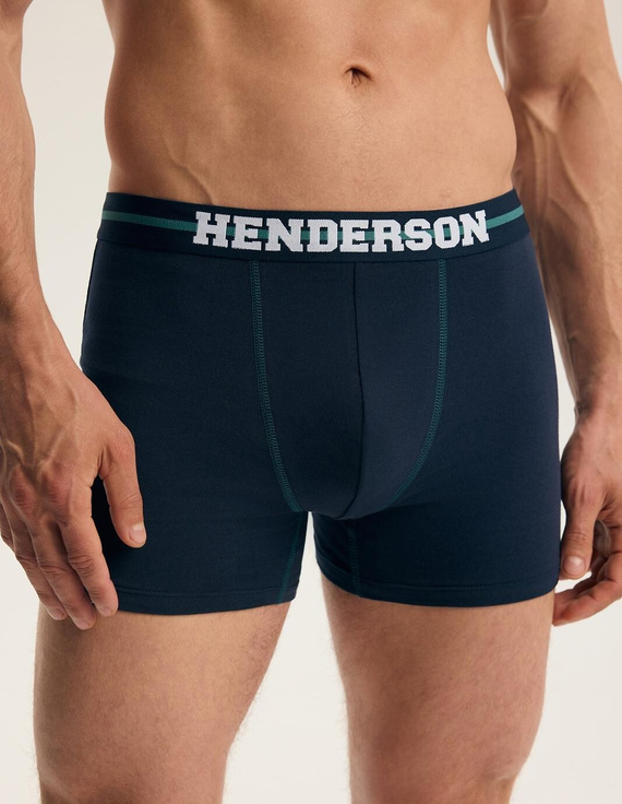 Чоловічі боксерки Henderson 45468 Find-Pak з бавовни з широкою гумкою та логотипом