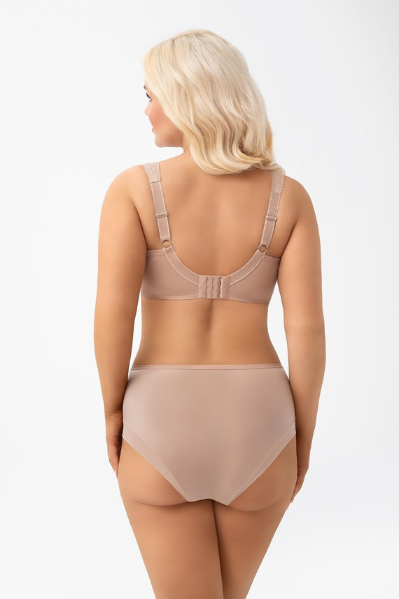 Трусики F 018 Luisse Almond Gorsenia висока посадка, бежевий