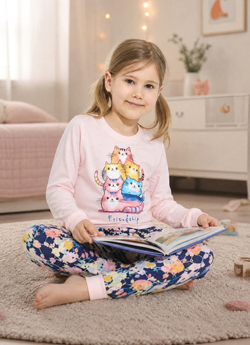 Піжама дитяча Cornette Kids Girl 594/210 Friendship 100% бавовна