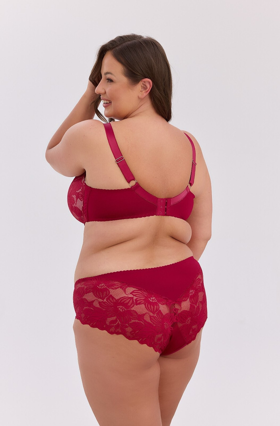 Gaia Mary BSM 1372 Бордовий бюстгальтер Semi Soft Maxi з кісточками
