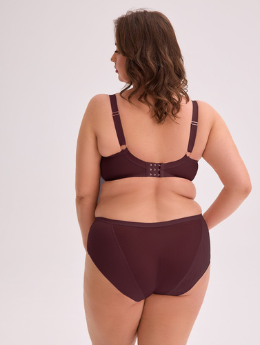 Gaia BSM 1058 Maxi Wino Sonia Бюстгальтер максі з напівм'якими чашками Semi Soft, колір винний
