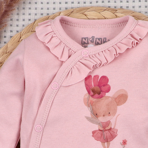 Боді Nini 100% Little Mouse органічна бавовна, вироблено в Польщі