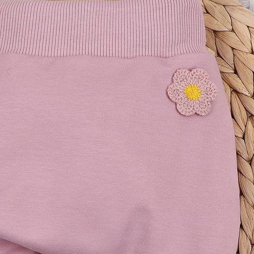NINI Little flowers дитячі штани з органічної бавовни з вишивкою ABN-5760/ROZ
